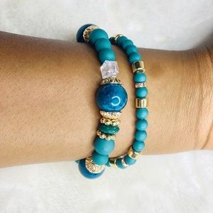 Hand beaded bracelets